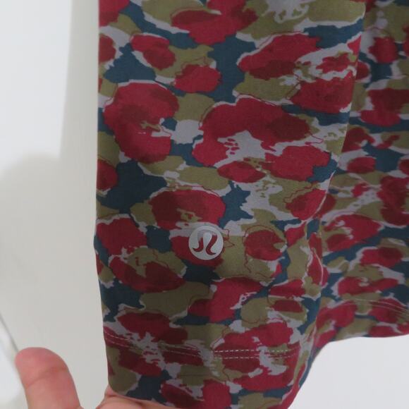Lululemon Mens Sz M Leopard SlateT.H.E. Short Luxtreme Liner Mini Urban Shorts - Picture 5 of 6